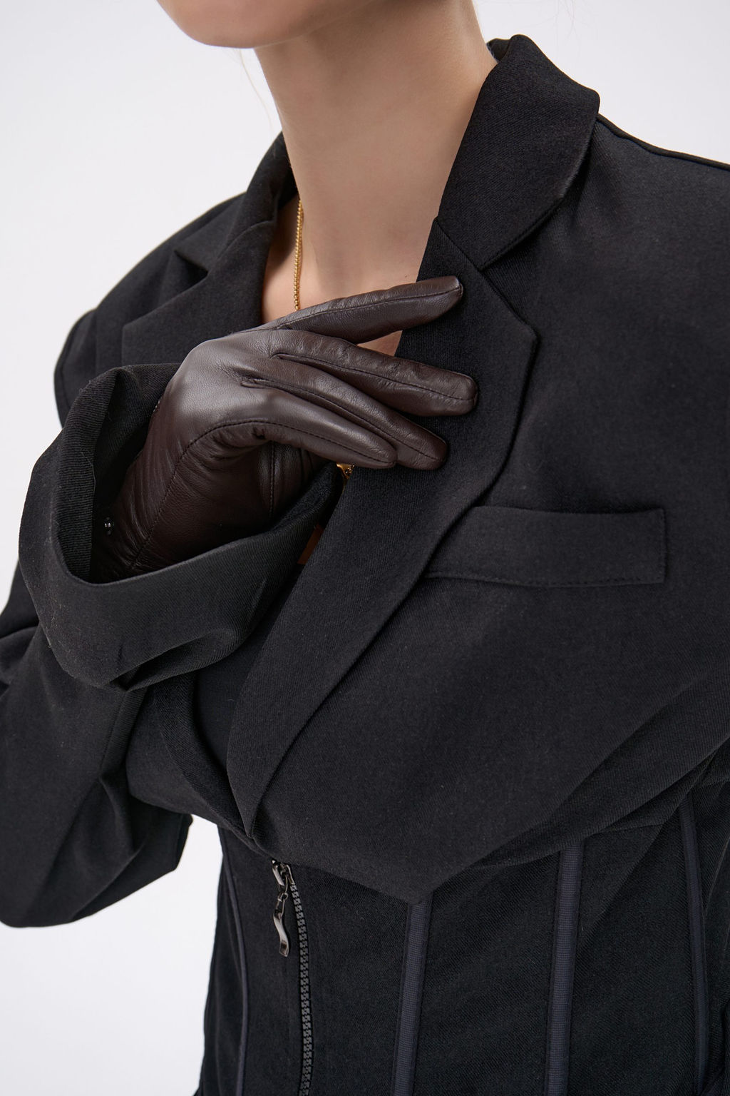 Пиджак  корсет Джуди (чёрный) - Эльза фото 21