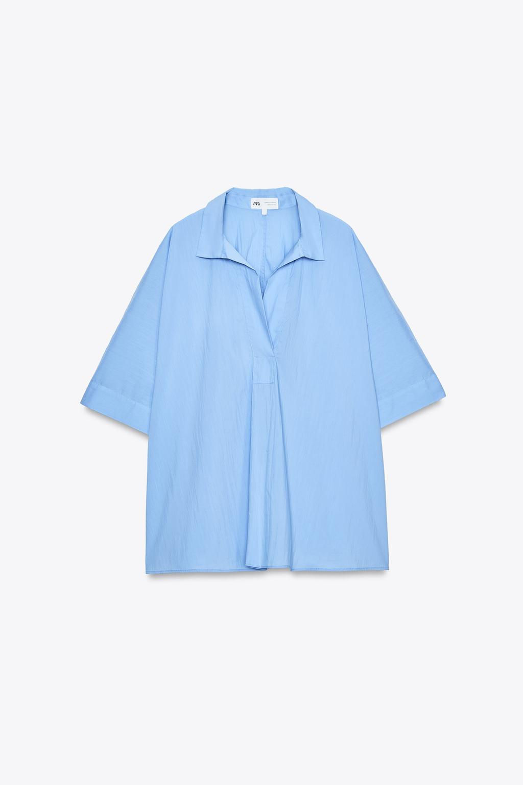 ZW COLLECTION OVERSIZE SHIRT - Zara фото 4