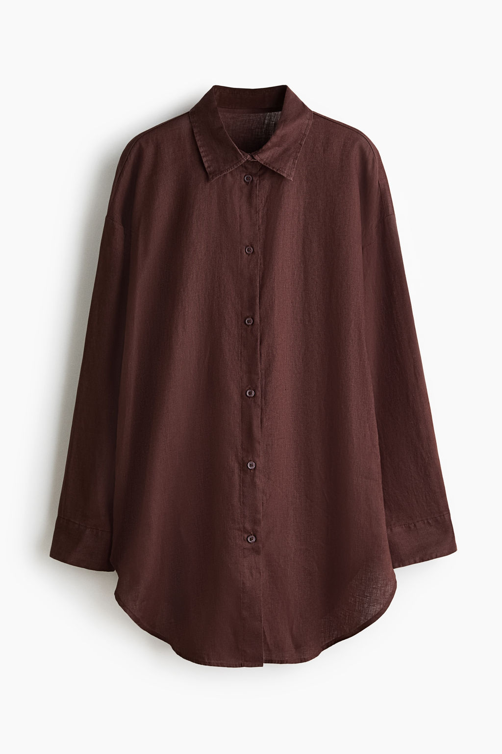 Camisa playera de lino - H&m фото 4