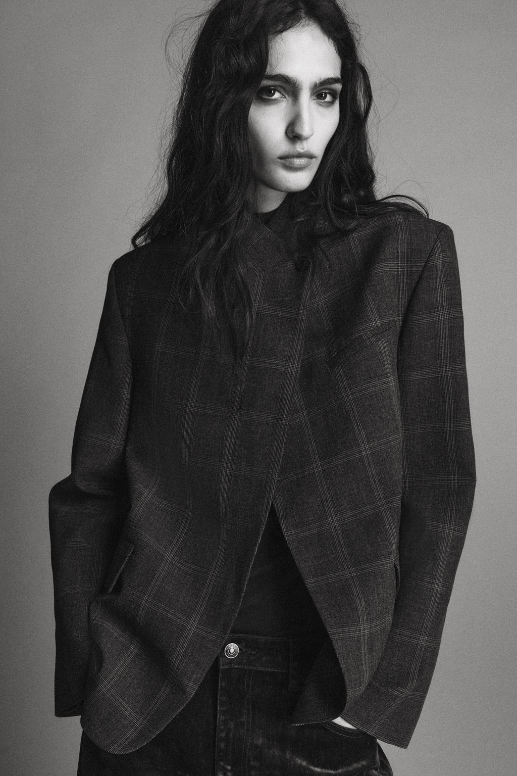 ZW COLLECTION LIMITED EDITION CHECK BLAZER - Zara фото 5