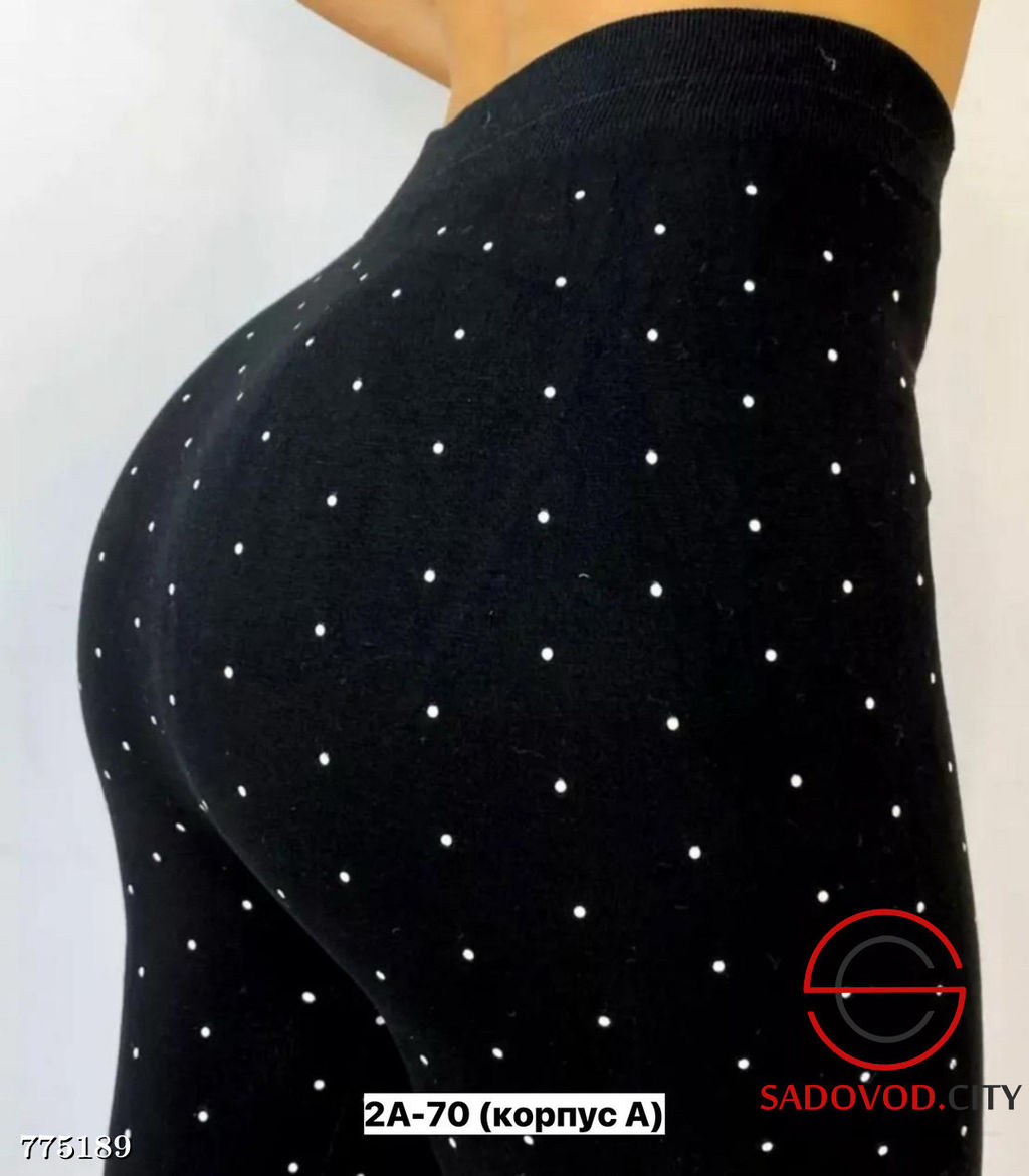 Лосины в горошек женские