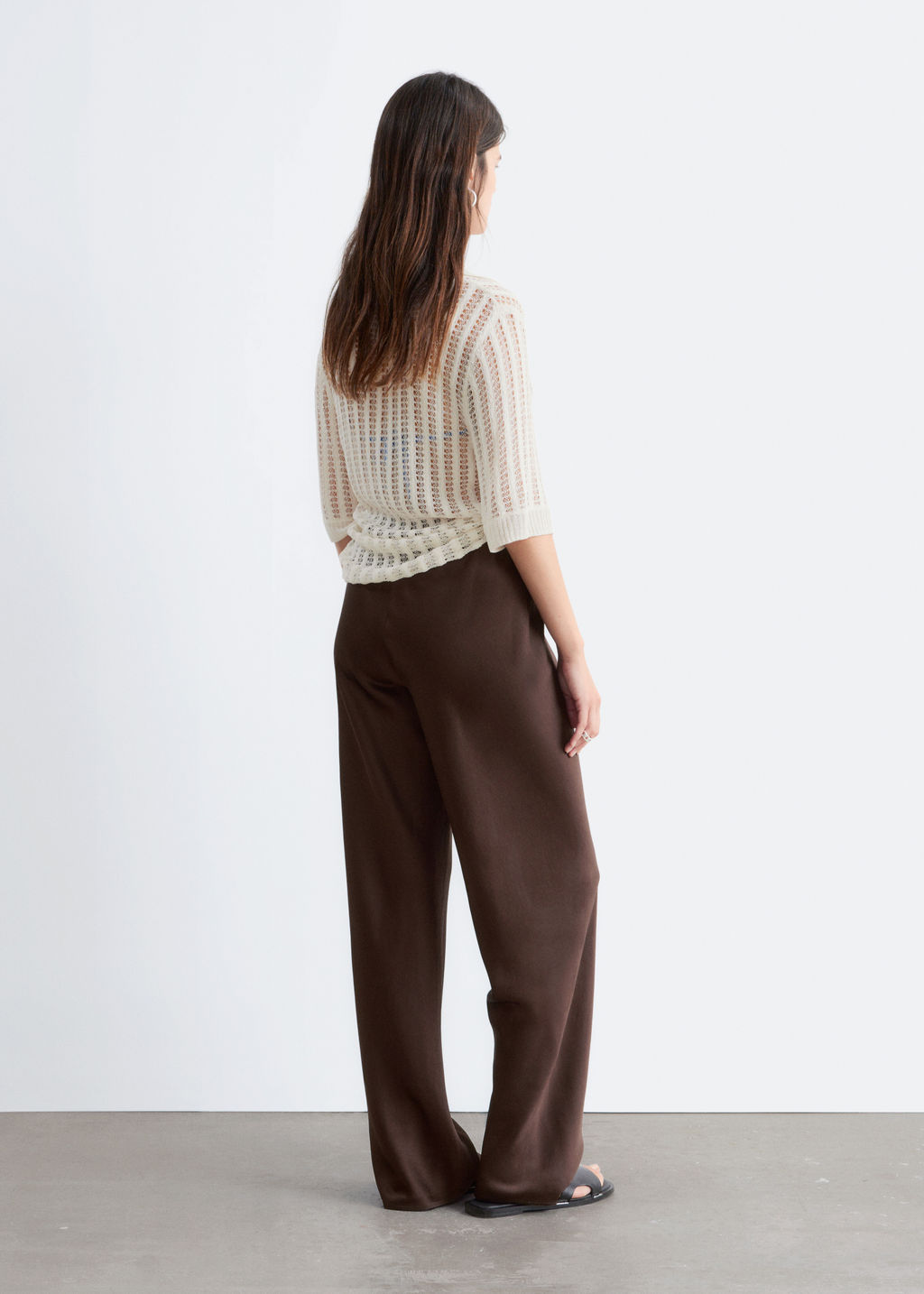 Pantalones de sarga con cord?n de ajuste - H&m фото 6
