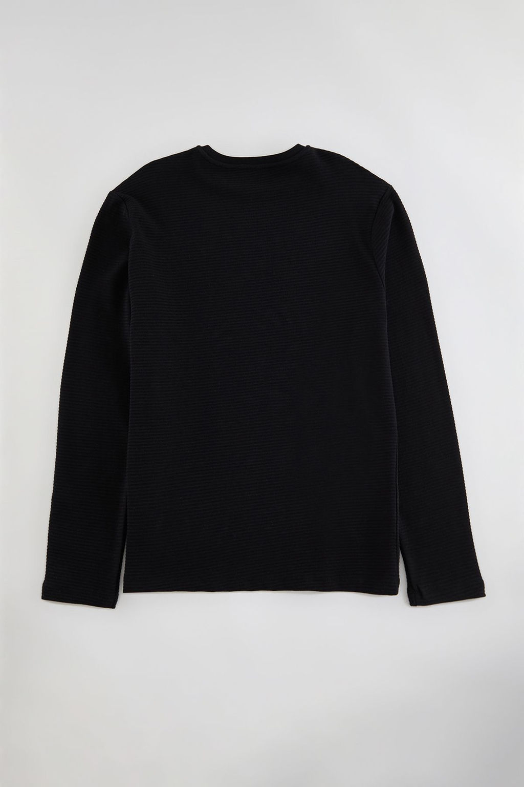 TRENDYOL MAN Ekru Regular/Normal Kesim Uzun Kollu Basic Dokulu %100 Pamuklu T-Shirt TMNAW25TS00002 - Trendyolmilla фото 3