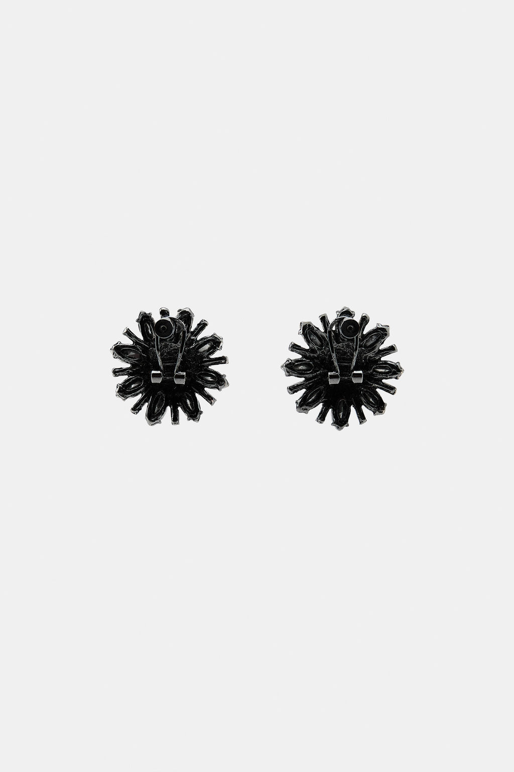 FLOWER RHINESTONE EARRINGS - Zara фото 4