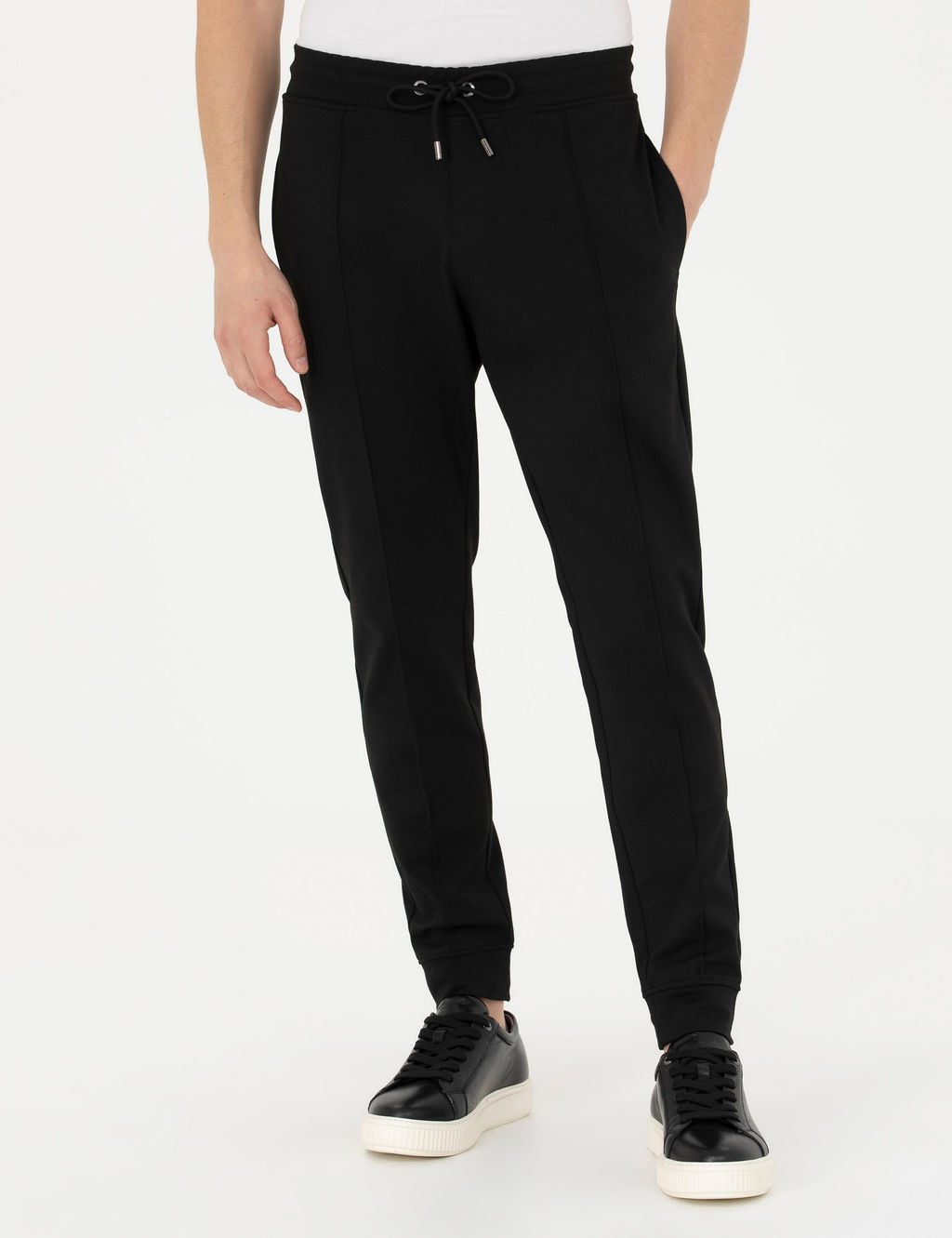 Черные новые спортивные штаны узкого кроя - Cacharel фото 2