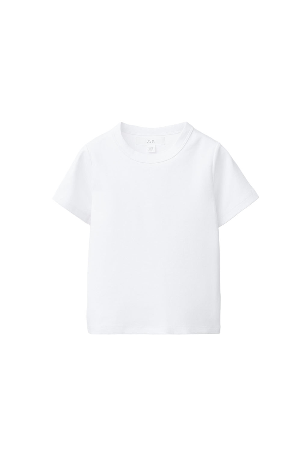 PLAIN INTERLOCK T-SHIRT - Zara фото 6