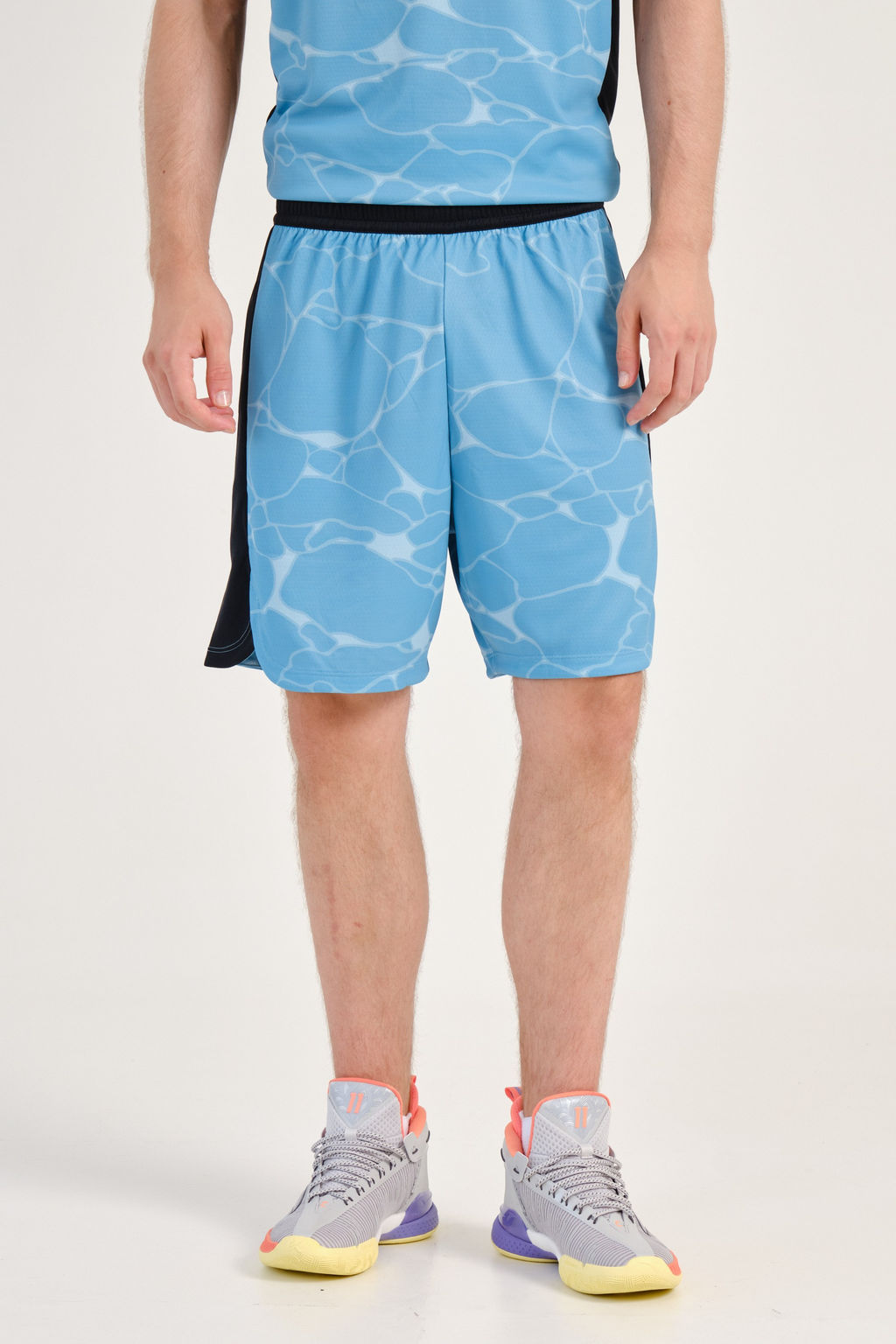 Шорты Игровые Голубой (Принт)