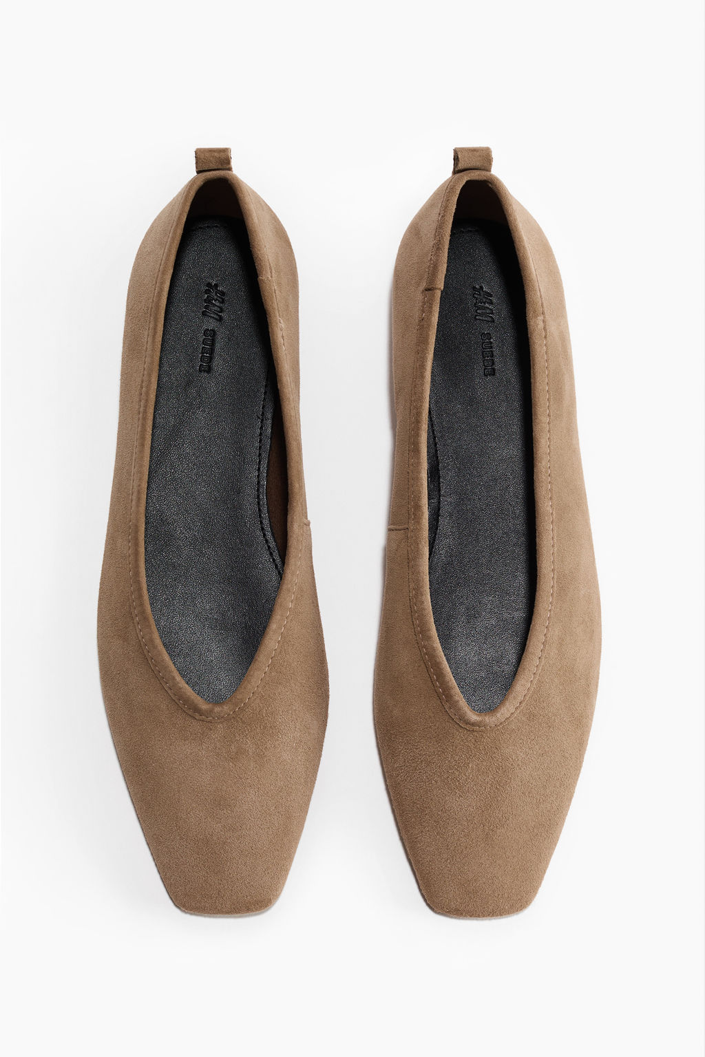 Leather ballet flats - H&m фото 2