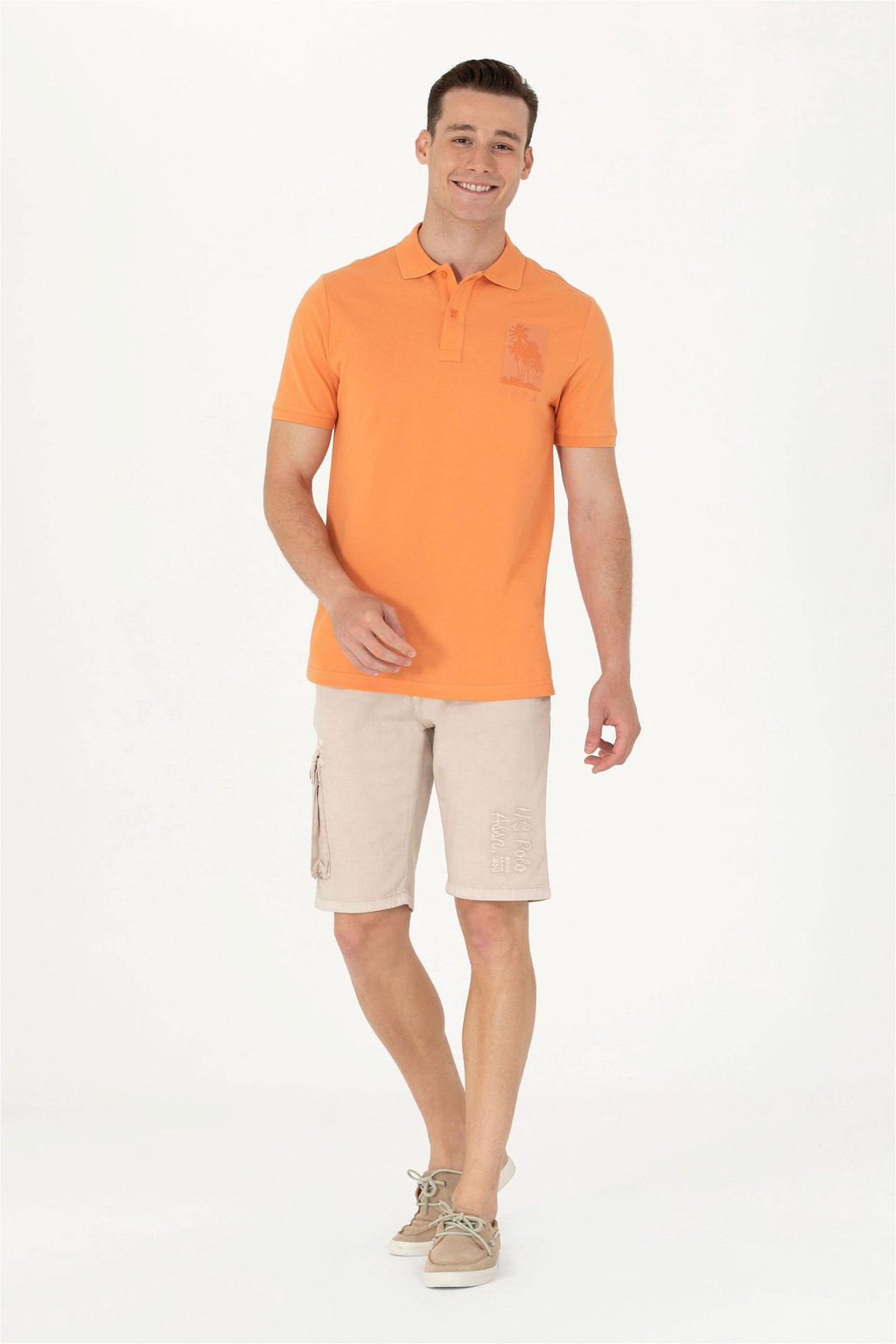 Мужские шорты из каменного плетения - U.s. polo assn фото 10