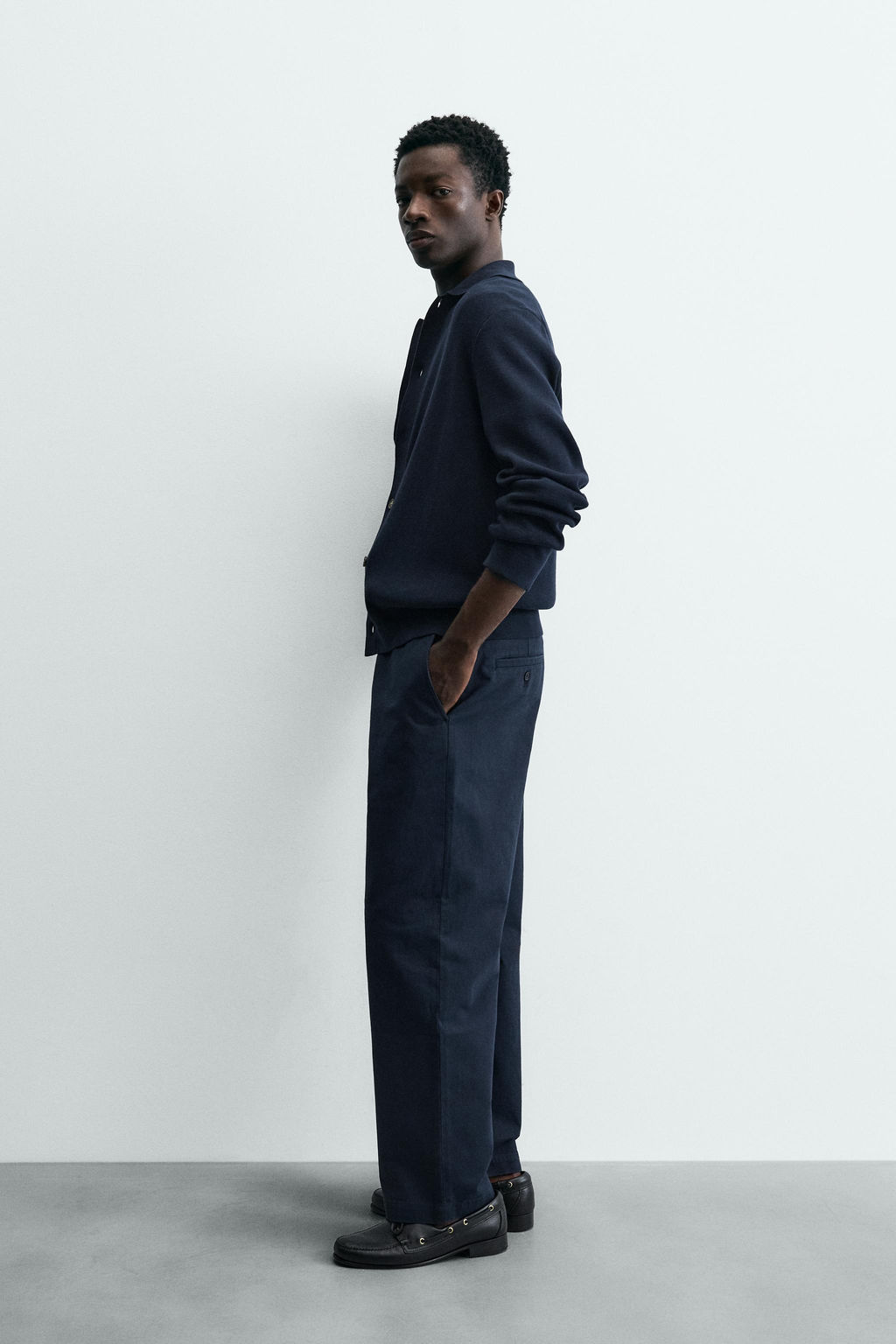 C?RDIGAN REGULAR FIT / Marino oscuro