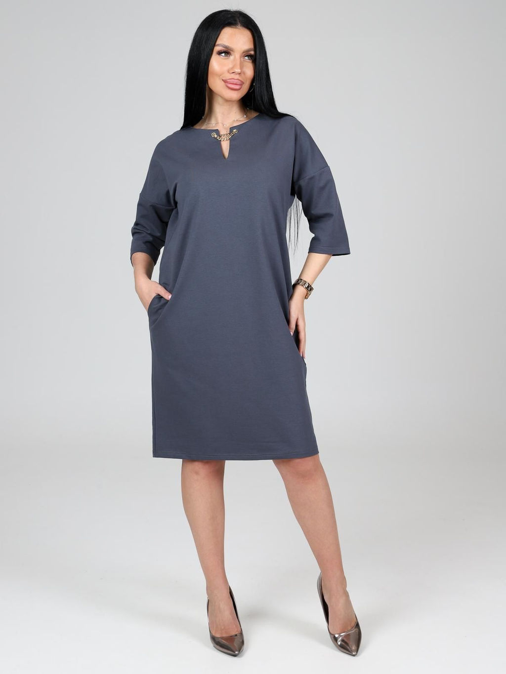 IV-CAPRIZ Памперо - платье из футера с лайкрой  фото 8