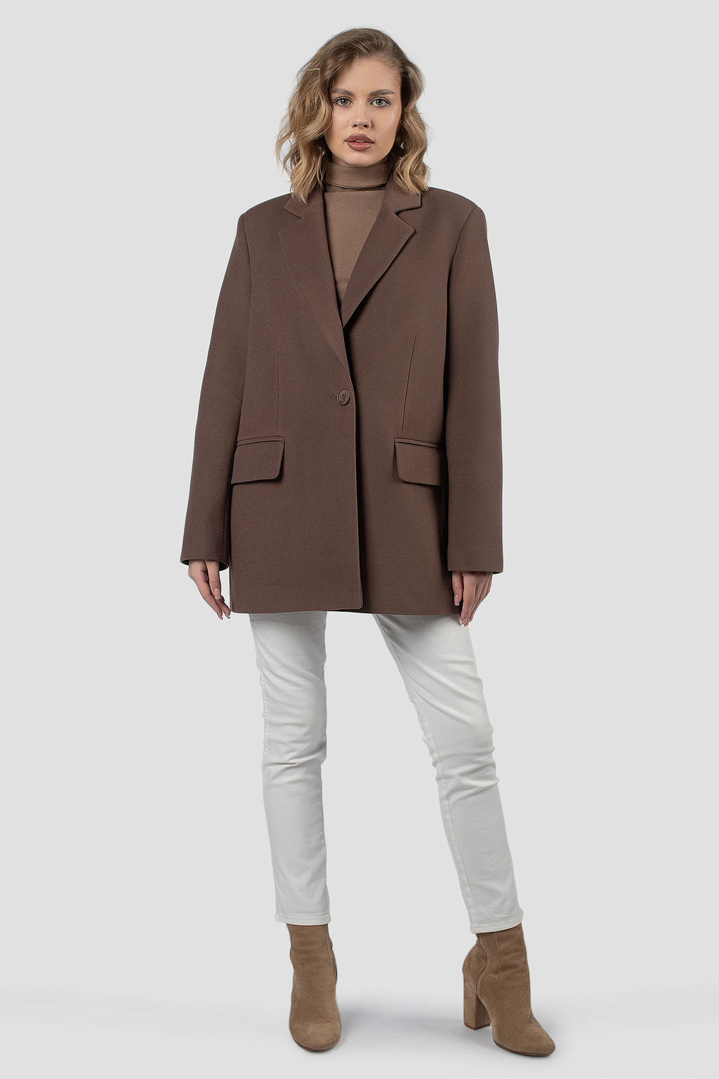 01-12219 Пальто женское демисезонное - El podio фото 6