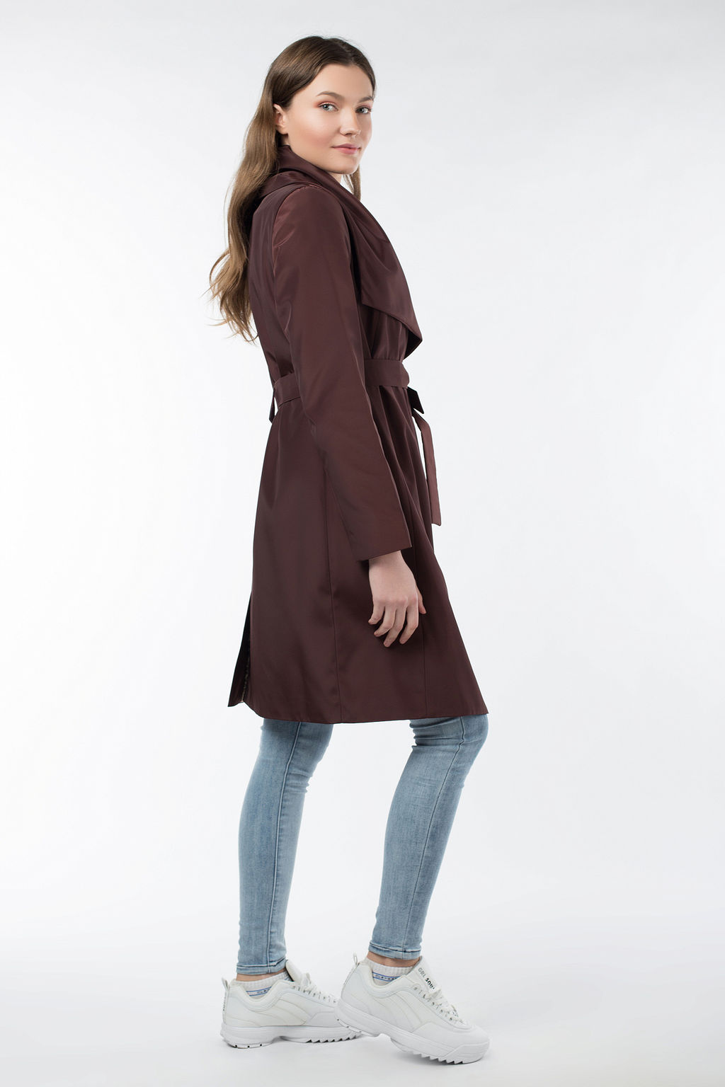 03-1864 Плащ женский (пояс) - El podio фото 10