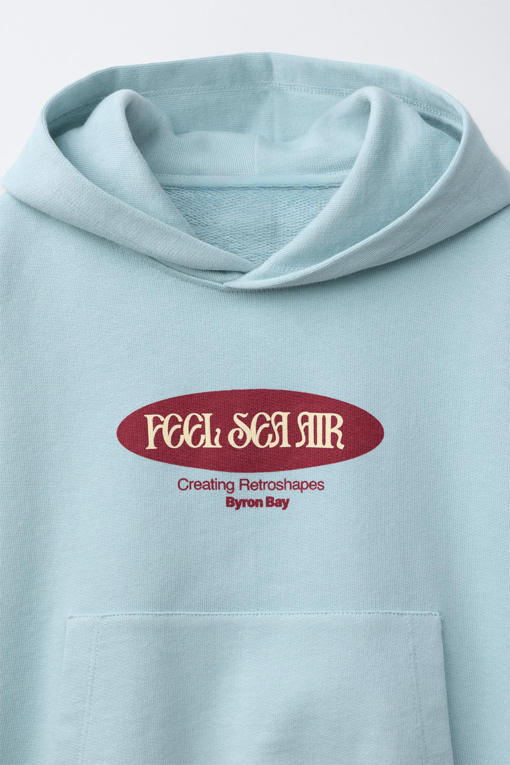 SUDADERA CAPUCHA ESTAMPADO SURF / Azul cielo - Zara фото 2