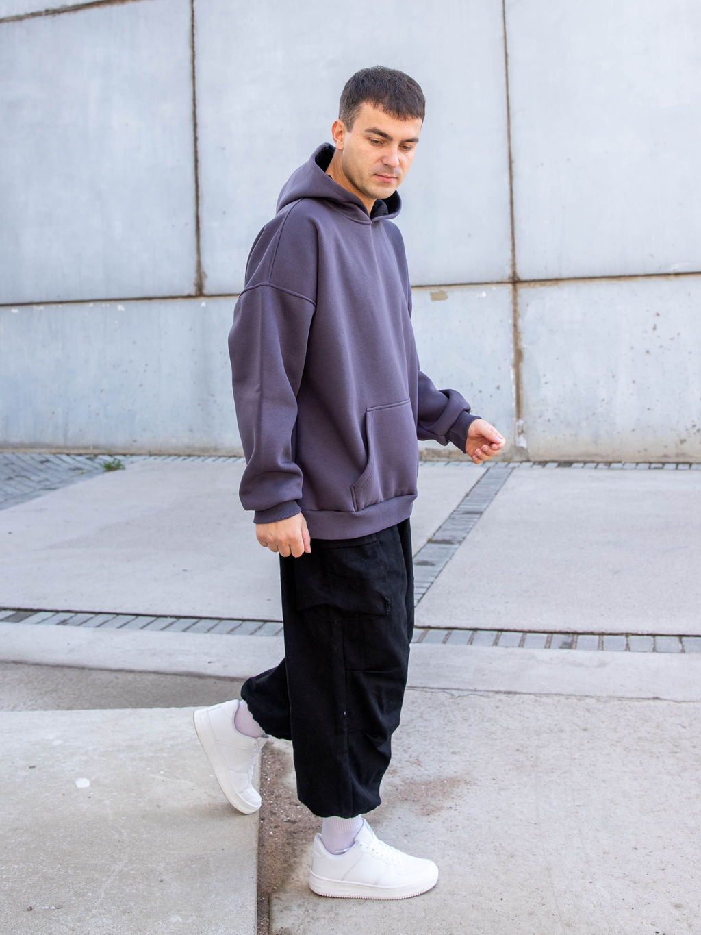 Худи Оверсайз К500 Графит от фабрики Спортсоло