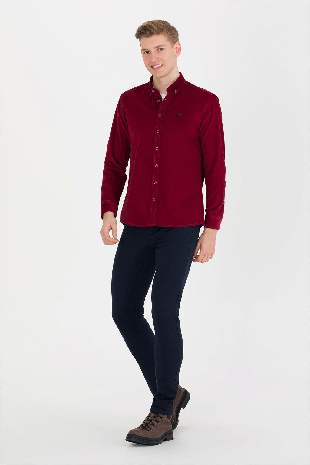 U. S. Polo Assn / Мужские темно-синие брюки из плотной ткани - U.s. polo assn фото 10