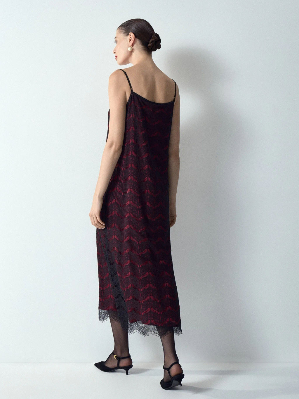 Платье миди из кружева - Emka фото 3