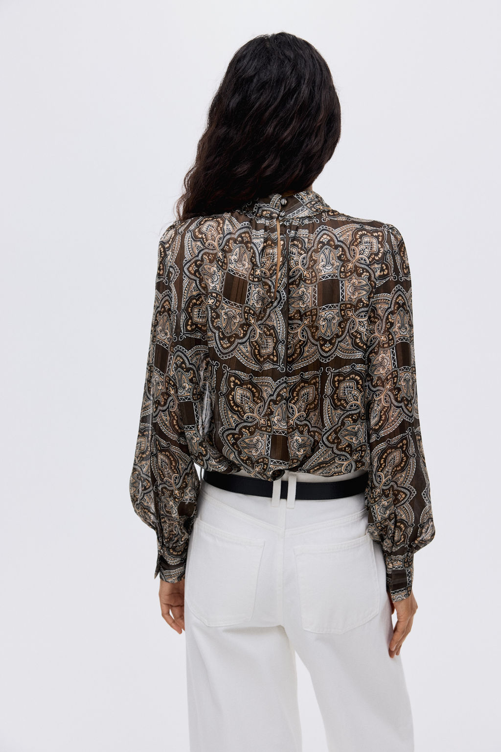 Stand-collar blouse - H&m фото 7