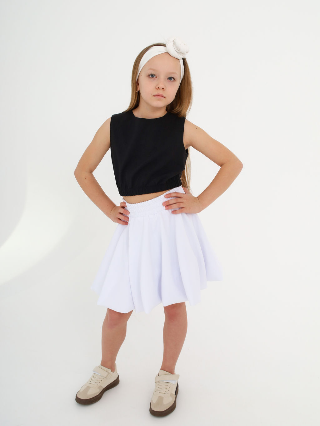 Солоха льняная с узлом, белая - Inzibe фото 36