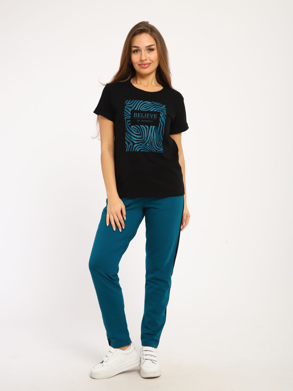 Костюм женский 5-342а (петроль)