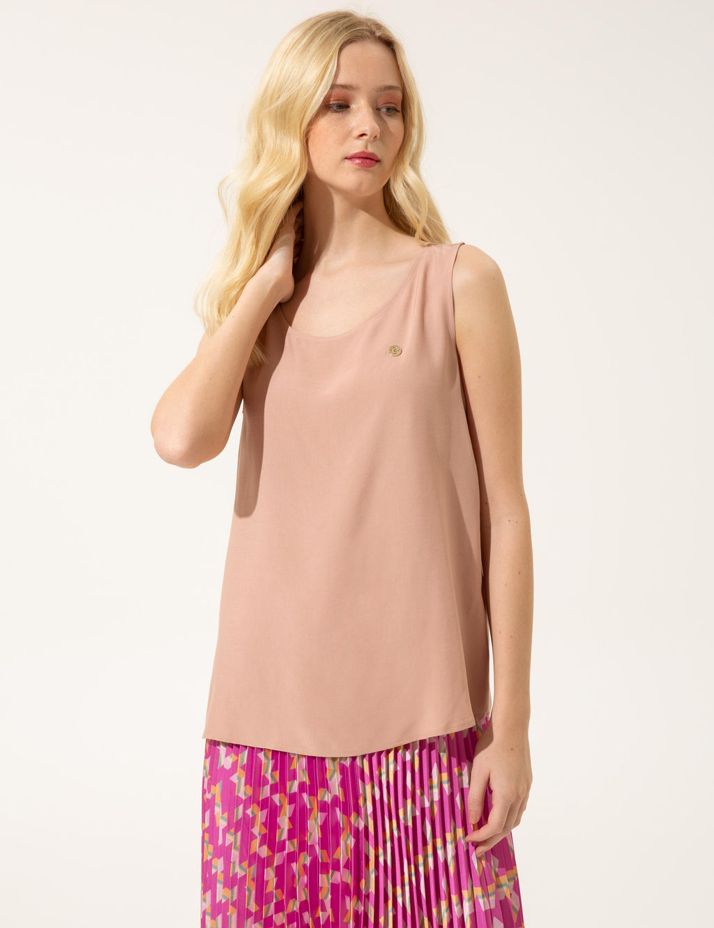 Pudra Regular Fit Kolsuz Bluz - Pierre cardin фото 5