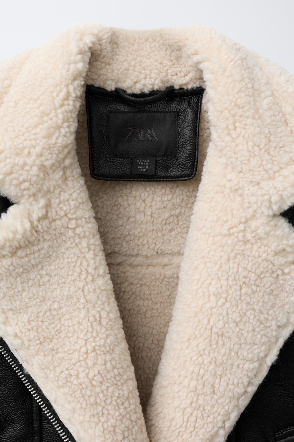 DOUBLE-FACED BIKER JACKET - Zara фото 7