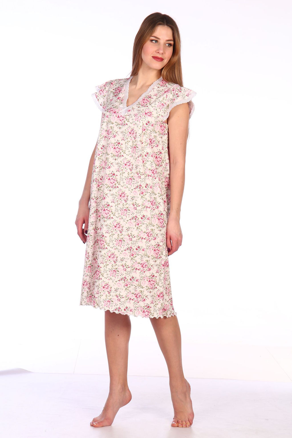 Сорочка ночная женская,мод. 427, трикотаж (Прелесть (розовый)) - Ивановотекстиль фото 2