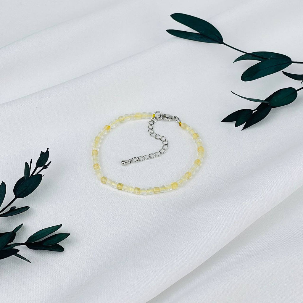 Браслет из лиммонного Кварца - Радуга самоцветов фото 2