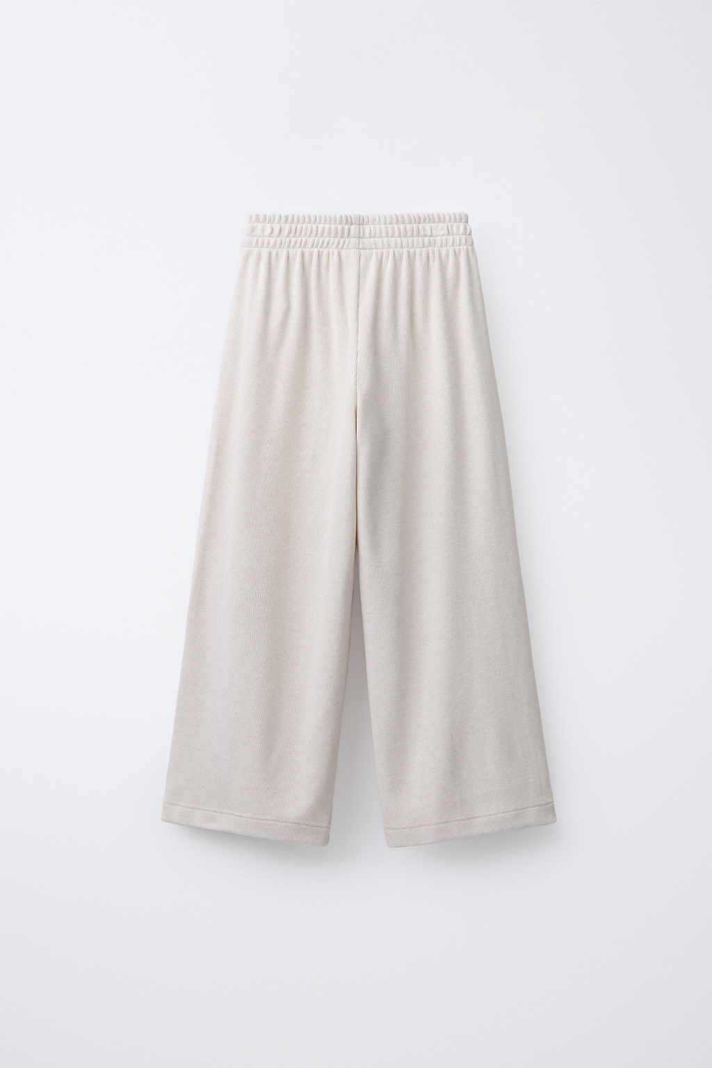 PANTAL?N WIDE LEG SOFT TOUCH / Crudo