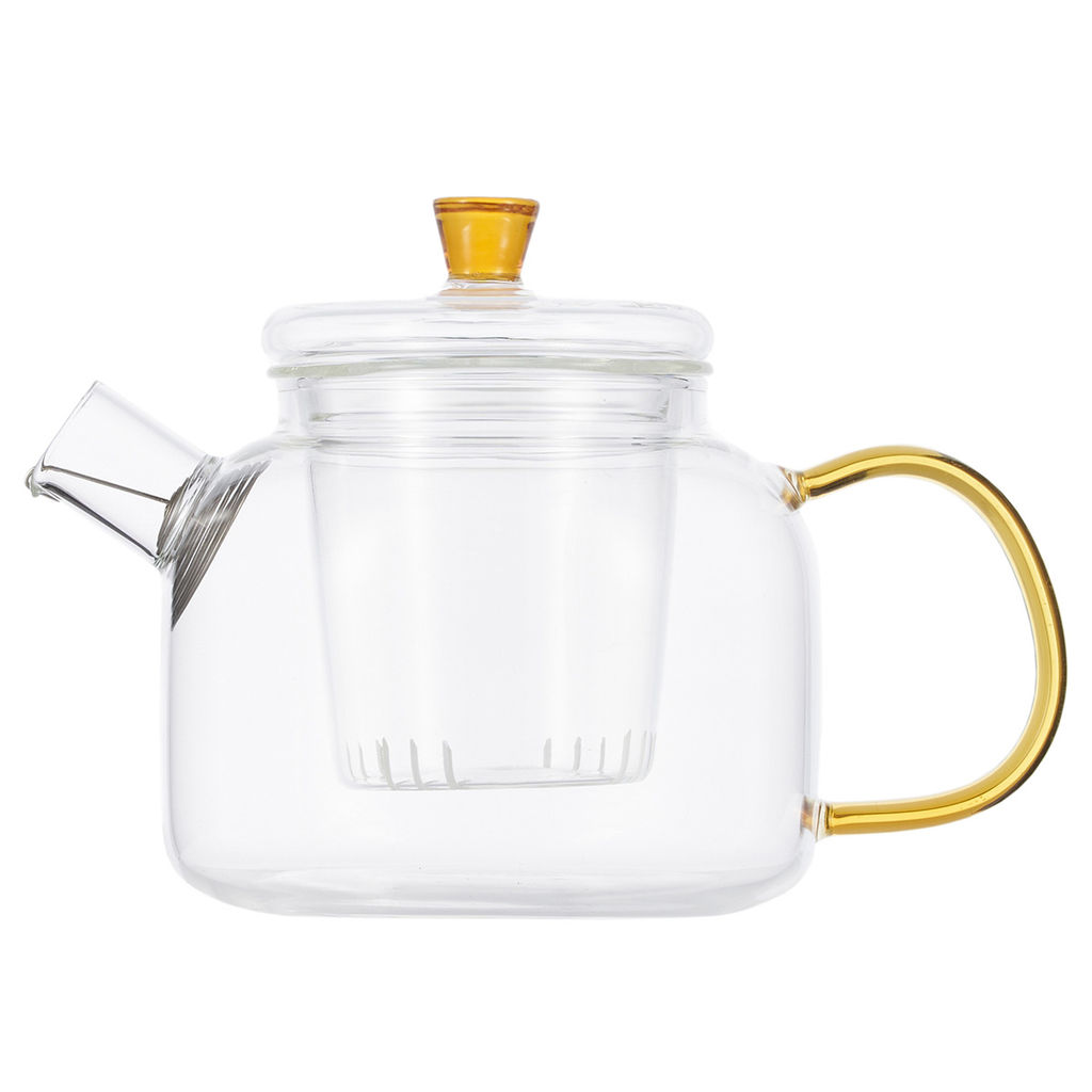 51893 WERNER Чайник заварочный ALLEGRO 700 мл. Материал: боросиликатное стекло. Цвет: желтый.