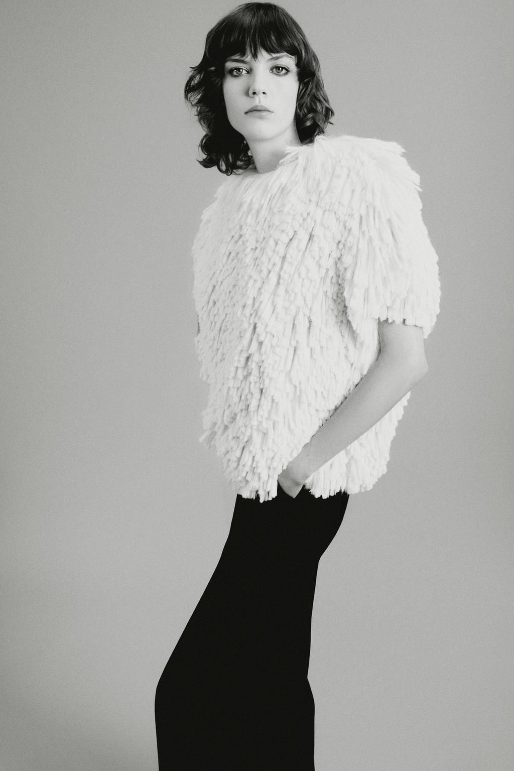 LIMITED EDITION FAUX FUR TOP - Zara фото 4