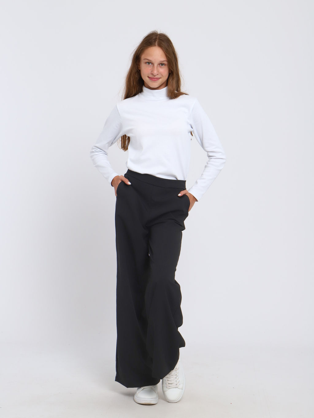 Брюки Алиса темно-синий - Ладошки фото 22