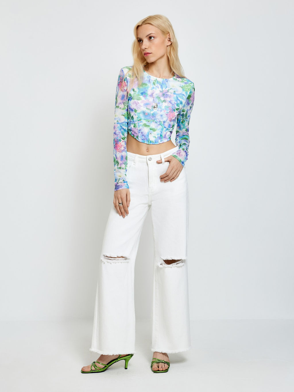 Блузка жен. Foxglove бежевый - Concept club фото 7