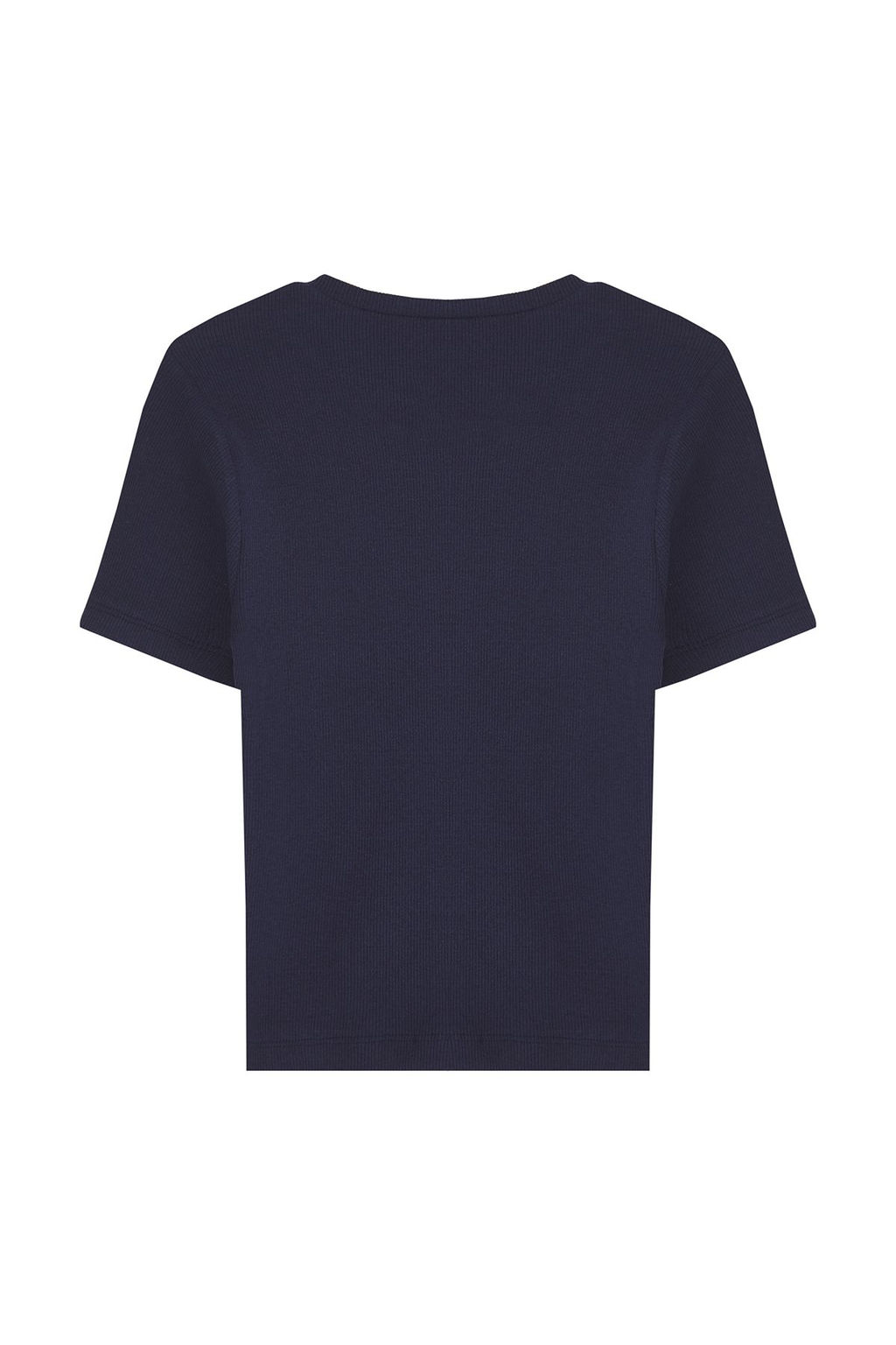 Ekru Slogan Nak?sl? Kontrast Biye Detayl? Regular Boy Fitilli Esnek Orme Bluz TWOSS25BZ00372 - Trendyolmilla фото 8