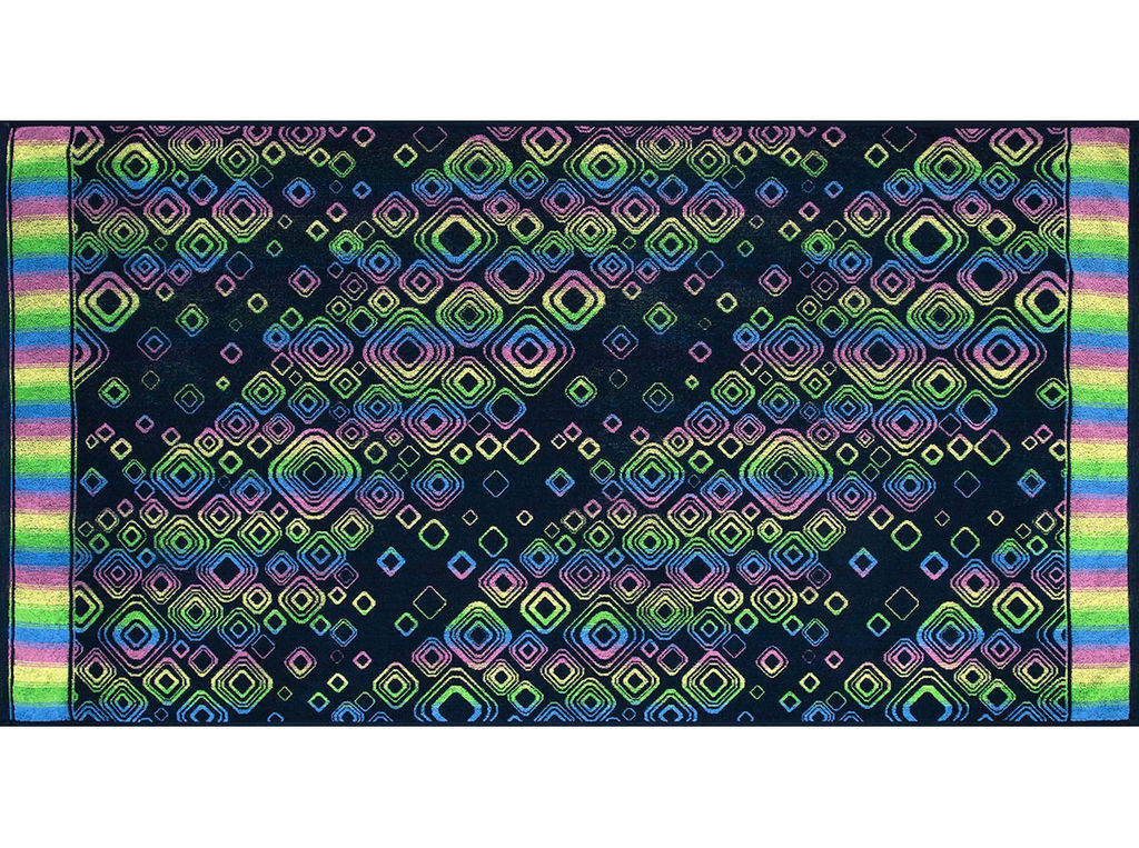 Полотенце махровое 6с102.413ж1 Мишель (т.радужка) 81х160см