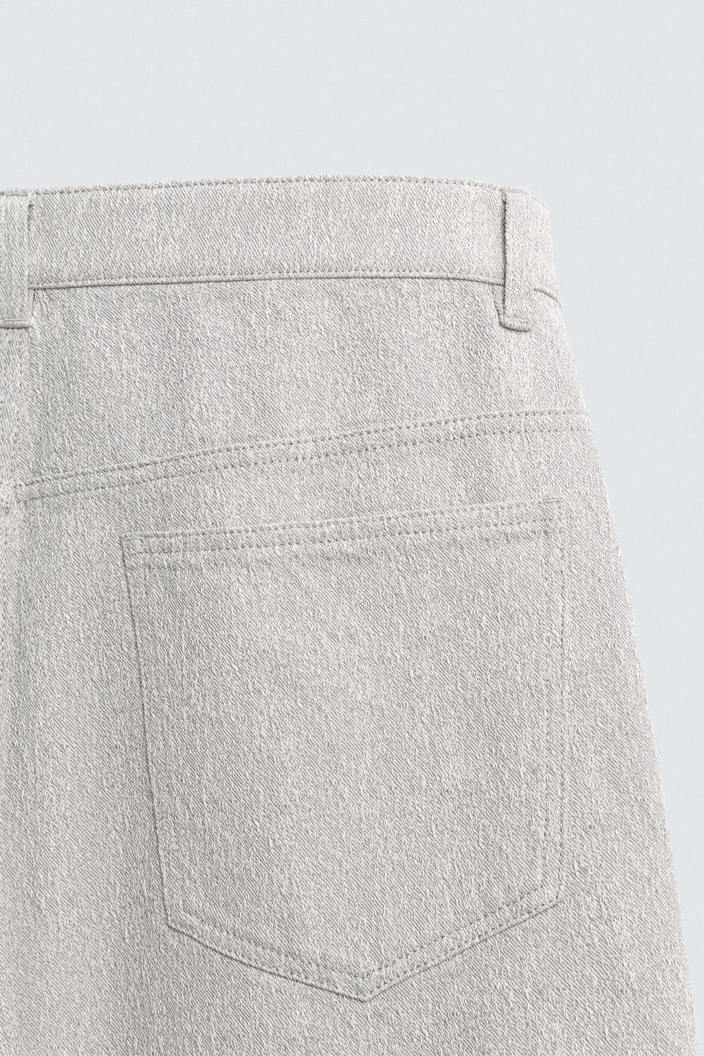 PANTAL?N STRAIGHT FIT JACQUARD / Gris - Zara фото 10