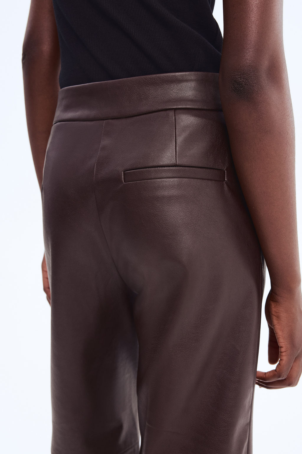 Pantal?n revestido de pernera recta - H&m фото 7