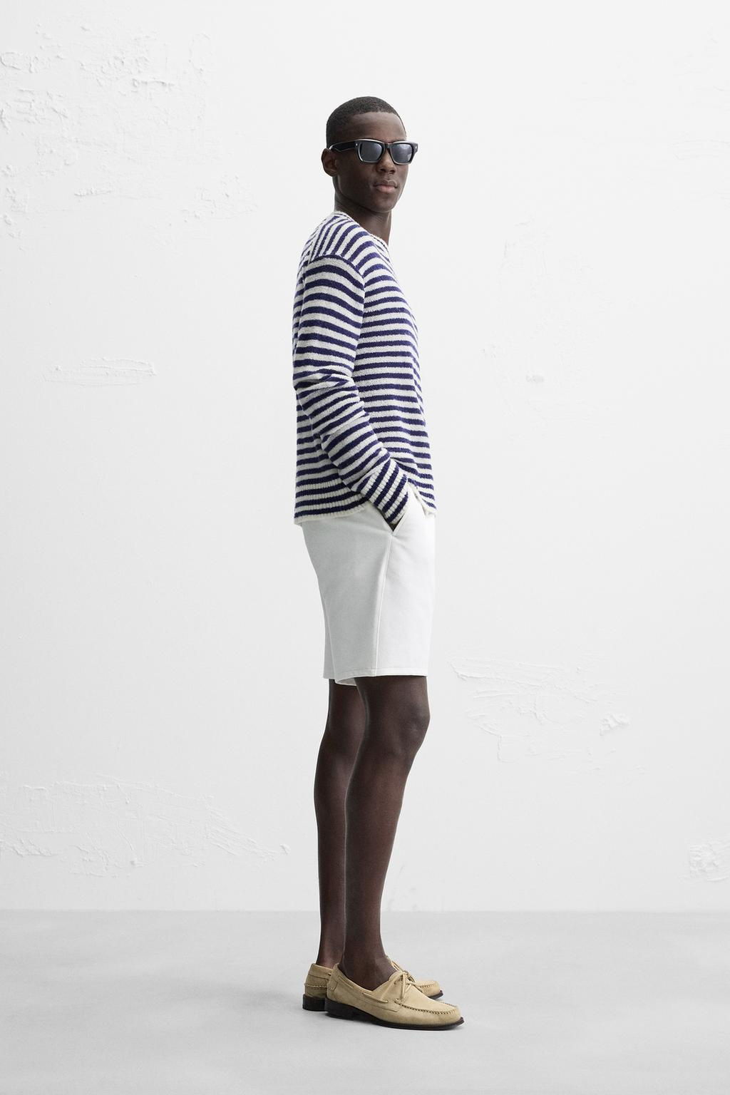 TEXTURED COMFORT BERMUDA SHORTS - Zara фото 5