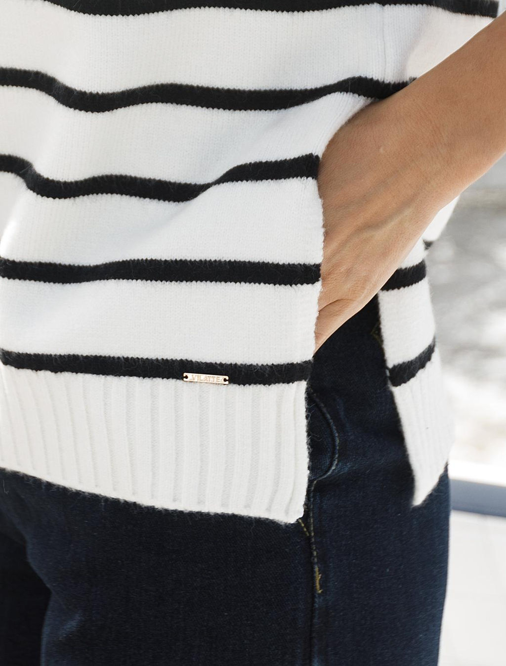 VILATTE / Жилет из пряжи с кашемиром  фото 3