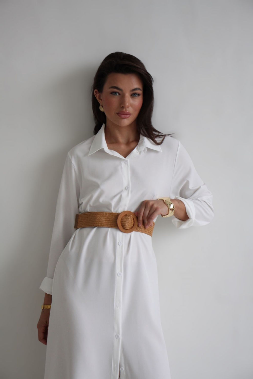 Martichelli Платье голубое с принтом воздушное  фото 9