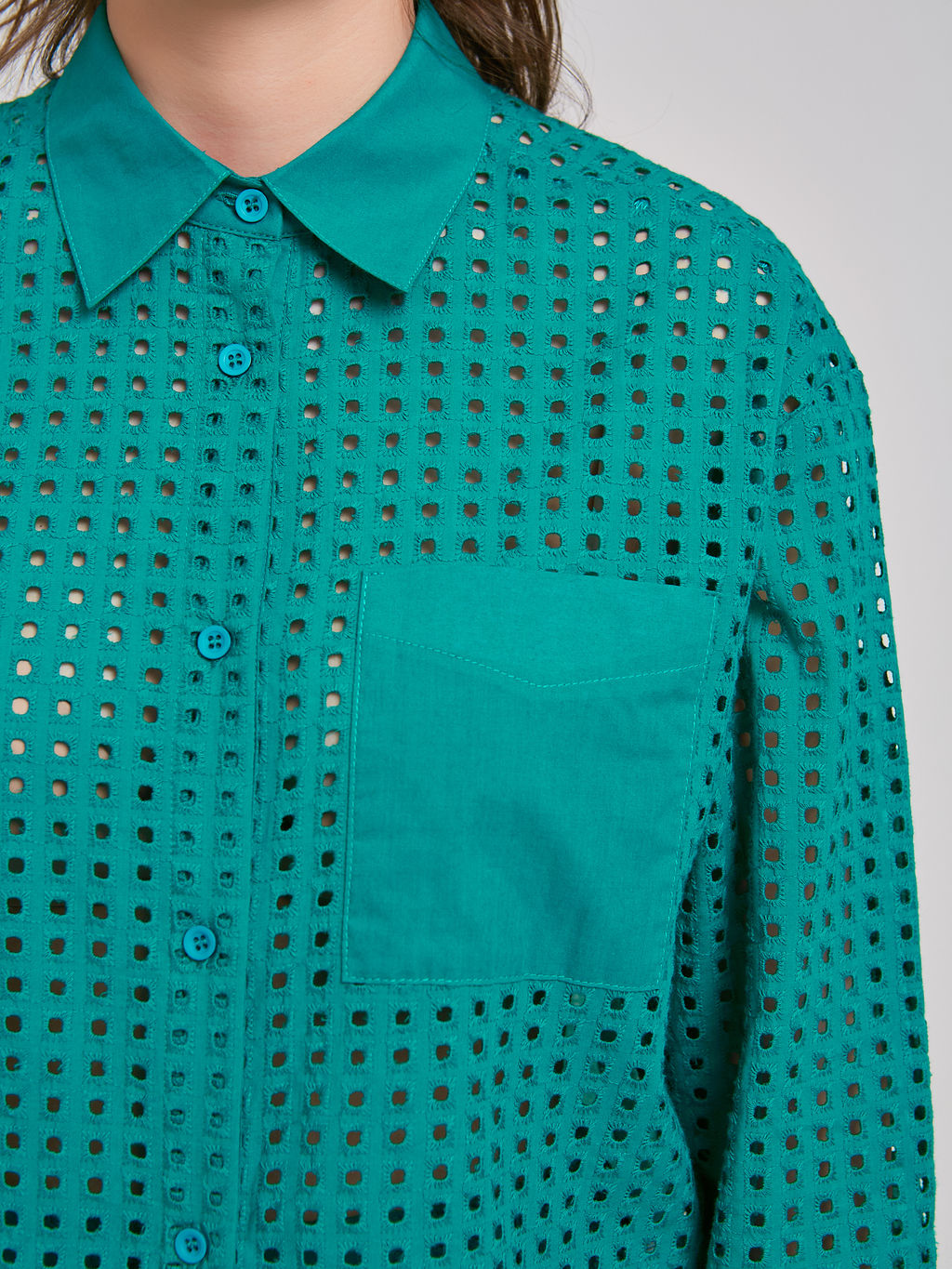 Рубашка укороченная - Stilla фото 12