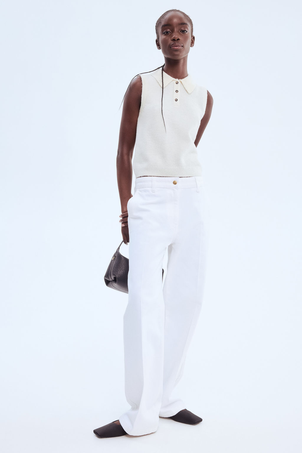 Chaleco jersey con cuello camisero - H&m фото 6