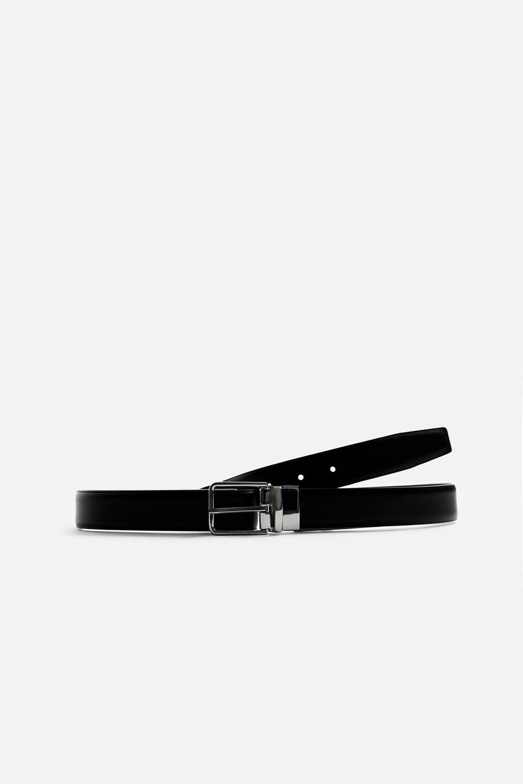 REVERSIBLE LEATHER BELT - Zara фото 3
