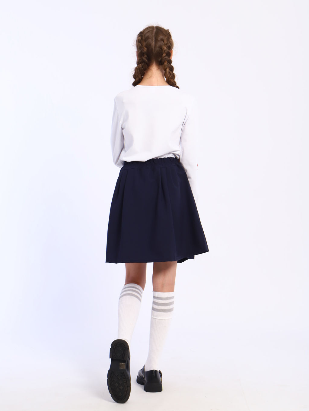 Лонгслив Анечка серо-голубой Ладошки  фото 35