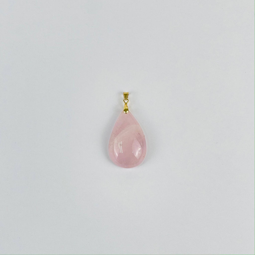 Кулон из мадагаскарского Розового кварца