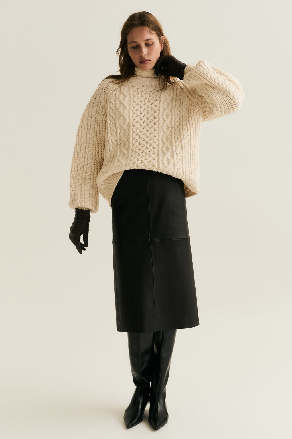 Jersey en punto trenzado - H&m фото 3