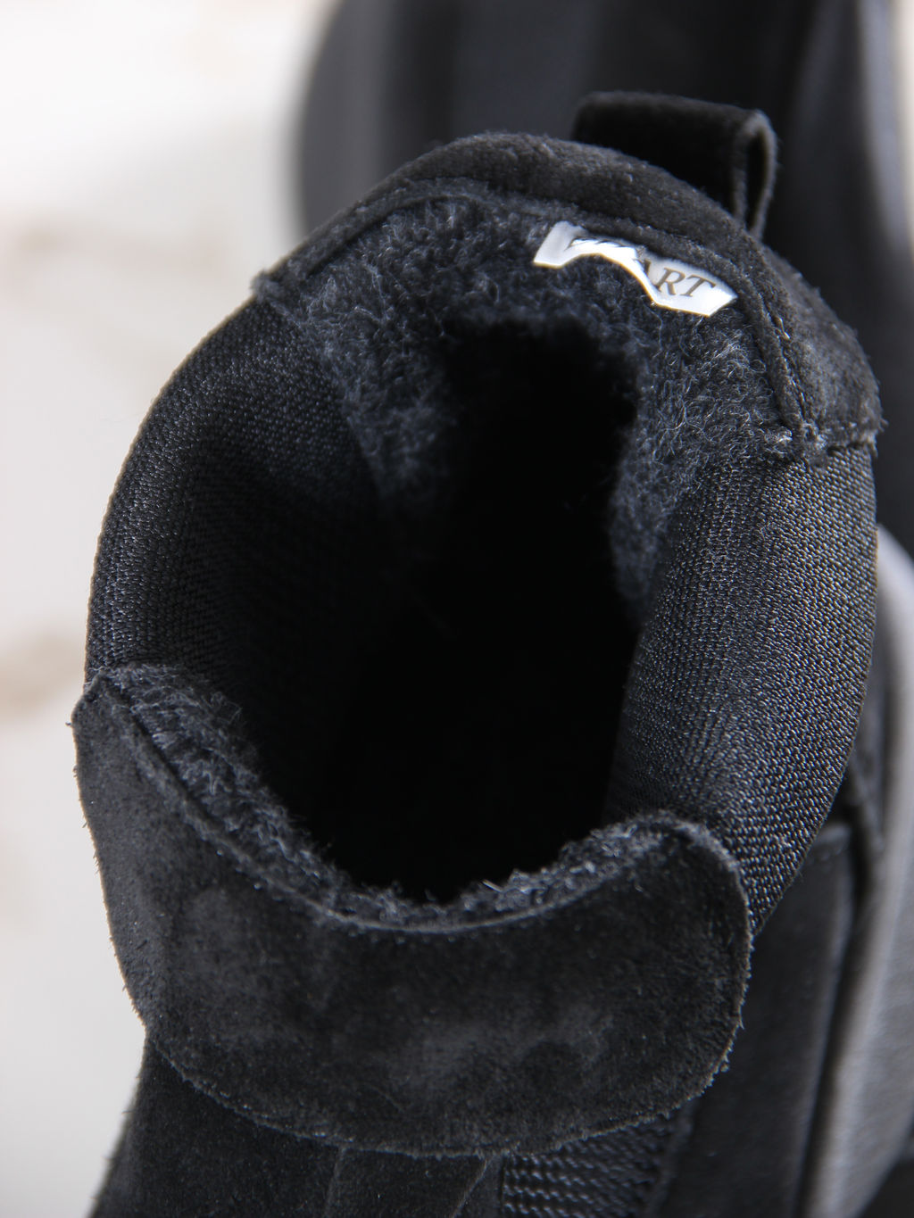 Челси 332.927bl. Черная замша/Байка