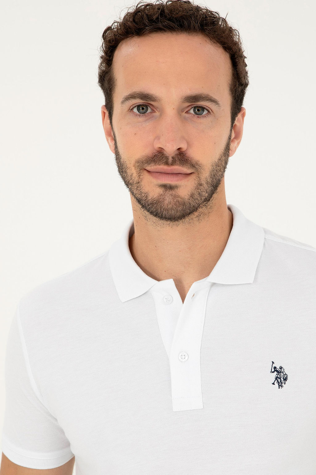 Футболка U.S. Polo Assn белая хлопок  фото 2