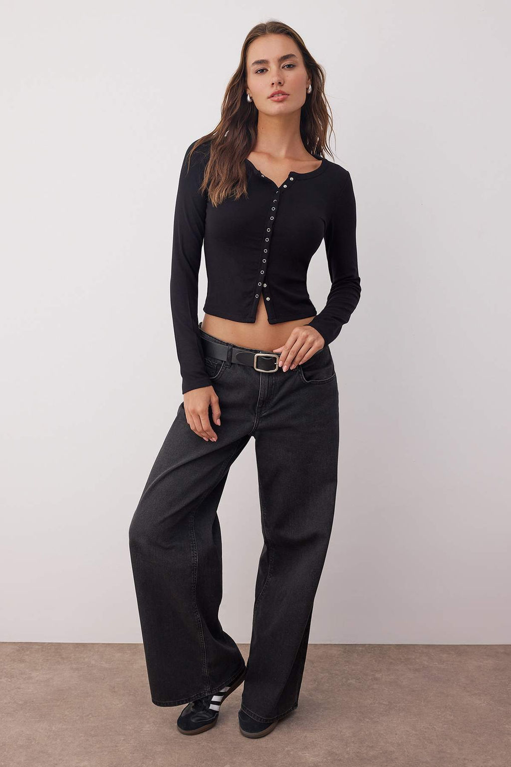 Ekru Onu Full C?tc?tl? Fitted/Vucuda Oturan Orme Bluz TWOAW26BZ00193 - Trendyolmilla фото 6