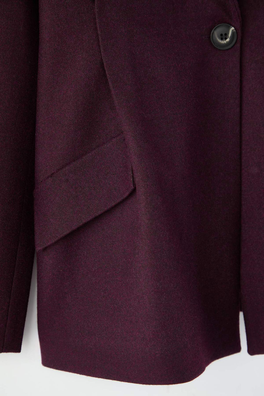 EXCLUSIVE Ozel Koleksiyon Bordo Fitted Kase Blazer Ceket TWOAW26BC00054 - Trendyolmilla фото 8